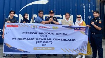 Di Fasilitasi Bea Cukai Dumai, PT.BKC Sukses Export Produk UMKM