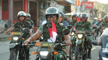 Dandim 1404/Pinrang Ikuti Merdeka Ride Dalam Rangka Meriahkan HUT RI ke-80