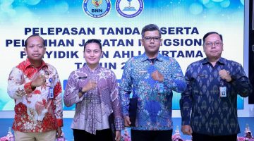 BNN Akhiri KHIRI Pelatihan Jabatan Fungsional Penyidik