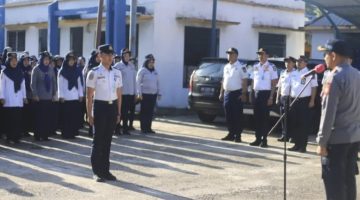 Kadisub Pimpin Apel Rutin Tekankan Lingkungan Kerja Yang Harmonis dan Produktif di Lingkungan Kantor Dinas Perhubungan Kota Dumai