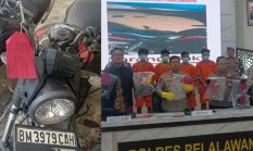 Polres Pelalawan Tangkap Tiga Tersangka Pembunuhan di Pangkalan Gondai. “Motif Dendam”