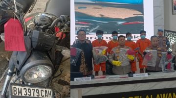 Polres Pelalawan Tangkap Tiga Tersangka Pembunuhan di Pangkalan Gondai. “Motif Dendam”