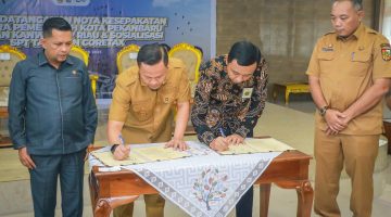 Wako Pekanbaru Tandatangani Kerjasama dengan DJP Riau, Ajak Masyarakat Tertib Bayar Pajak