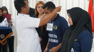Warga Binaan Rutan Dumai Menerima Pelatihan 