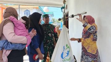 Babinsa Kodim 1404/Pinrang Laksanakan Pendampingan Posyandu