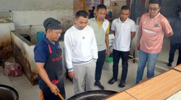 Karutan Dumai Tinjau Dapur Rutan Untuk Memastikan Kualitas Makanan Warga Binaan 