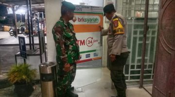 Patroli Mitigasi TNI, Polri, dan Satpol PP di Wilayah Koramil 04/Rupat Berjalan Kondusif
