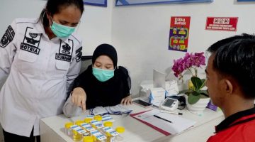 Wujud Disiplin dan Deteksi Dini Narkoba, Rutan Dumai Gelar Tes Urine Mendadak