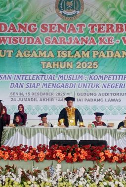 IAI Padang Lawas Sidang Senat Terbuka Wisuda 272 Mahasiswa